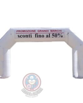 Arco Gonfiabile Pubblicitario bianco