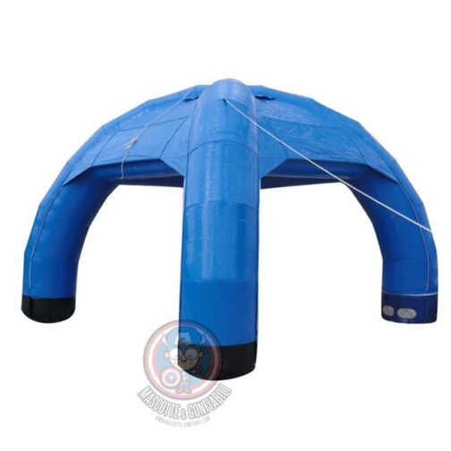 Gazebo gonfiabile blu