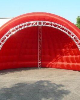 Palco gonfiabile rosso