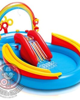 Piscina per bambini con scivolo