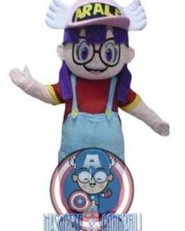 Mascotte Cartoon Arale