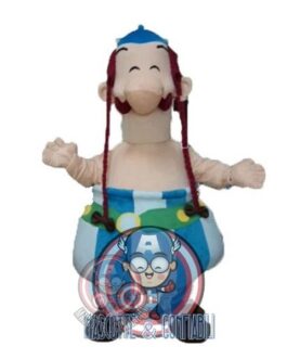 Mascotte Cartoon Obelix