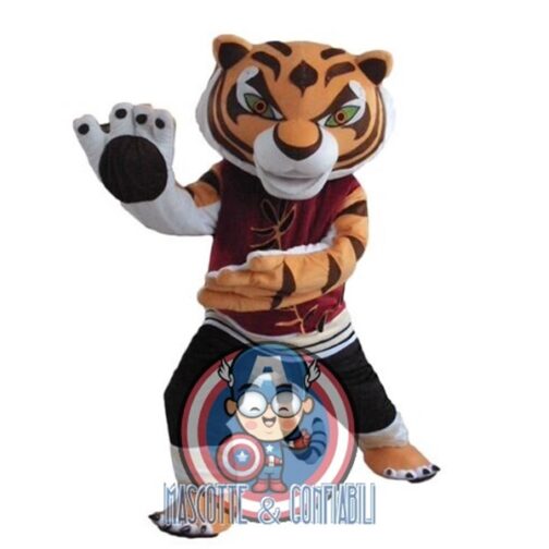 Mascotte Cartoon Tigre