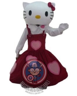 Mascotte Cartoon Hello Kitty