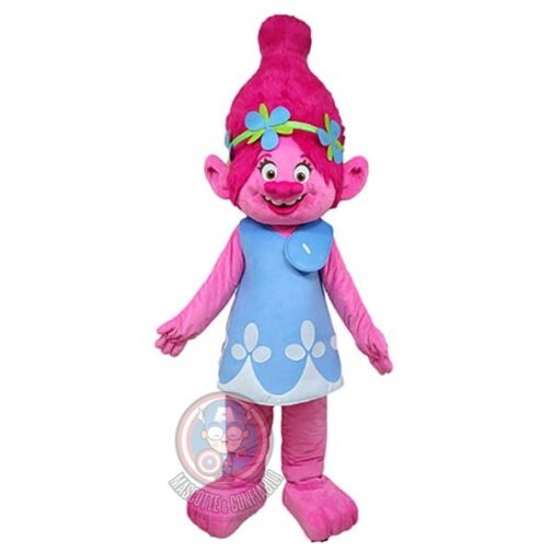 Mascotte Cartoon Trolls Poppy